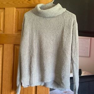Pink lily grey sweater